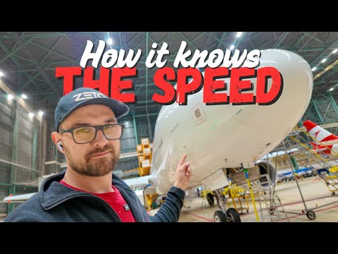 How airplane know how fast it fly.