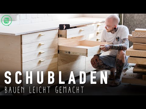 SCHUBLADEN SELBER BAUEN - schnell, einfach, genial! | Werkstattschrank XXL #4 | Jonas Winkler