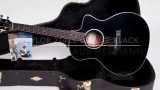 Video thumbnail for Taylor 214CE BLK DLX - Grand Auditorium Deluxe Serie - Black by Musikhaus Hermann