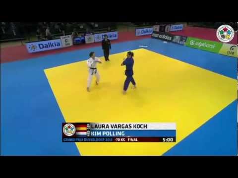 Judo Grand-Prix Düsseldorf 2013: Laura VARGAS KOCH (GER) - Kim POLLING (NED) Final [-70kg]