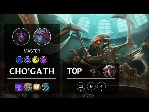 Cho'Gath Top vs Sett - EUW Master Patch 10.12