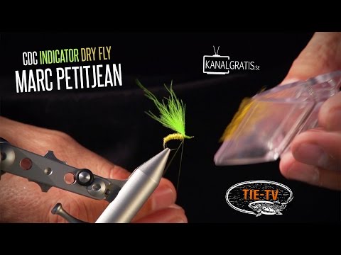 Tie TV - CDC Indicator Dry Fly - Marc Petitjean