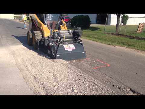 RoadHog RH4060 Control Depth Milling Tire Ruts