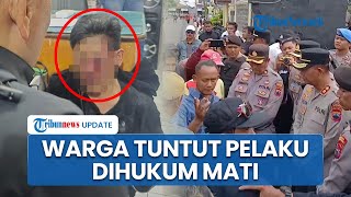 Detik-detik Warga Geruduk Polres Wonosobo usai Anggota TNI Tewas Dibacok, Tuntut Pelaku Dihukum Mati