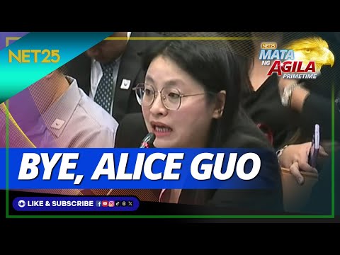 Political party ni Mayor Alice Guo, handa siyang sibakin Mata Ng Agila Primetime