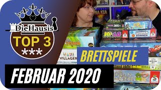 Top 3 Brettspiele Monat Februar 2020 (Gesellschaftsspiele) DieHausis