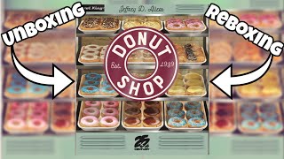 Unboxing & Reboxing Of Donut Shop From 25th Century Games - 3D Gaming Elements!
