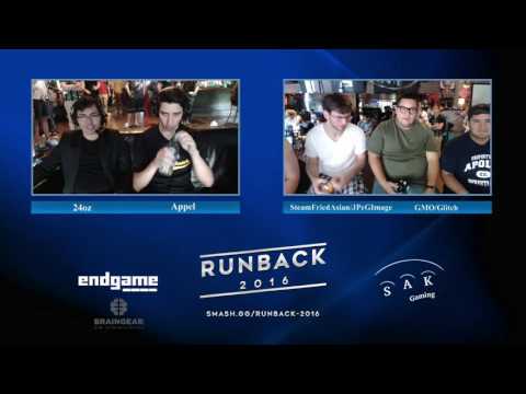 Runback Doubles LR5 - SteamFriedAsian/JPeGImage (Red) vs GMO/Glitch (Green)