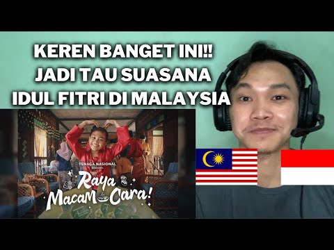 TNB Raya 2022 - Raya Macam Cara | BEST GILER! JADI TAU IDUL FITRI DI MALAYSIA | INDONESIAN REACTION