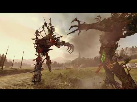 Treeman VS Necrofex Colossus | Total War: Warhammer 2