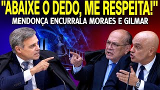 André Mendonça BATE DE FRENTE E ENQUADRA Moraes e Gilmar AO VIVO NO STF