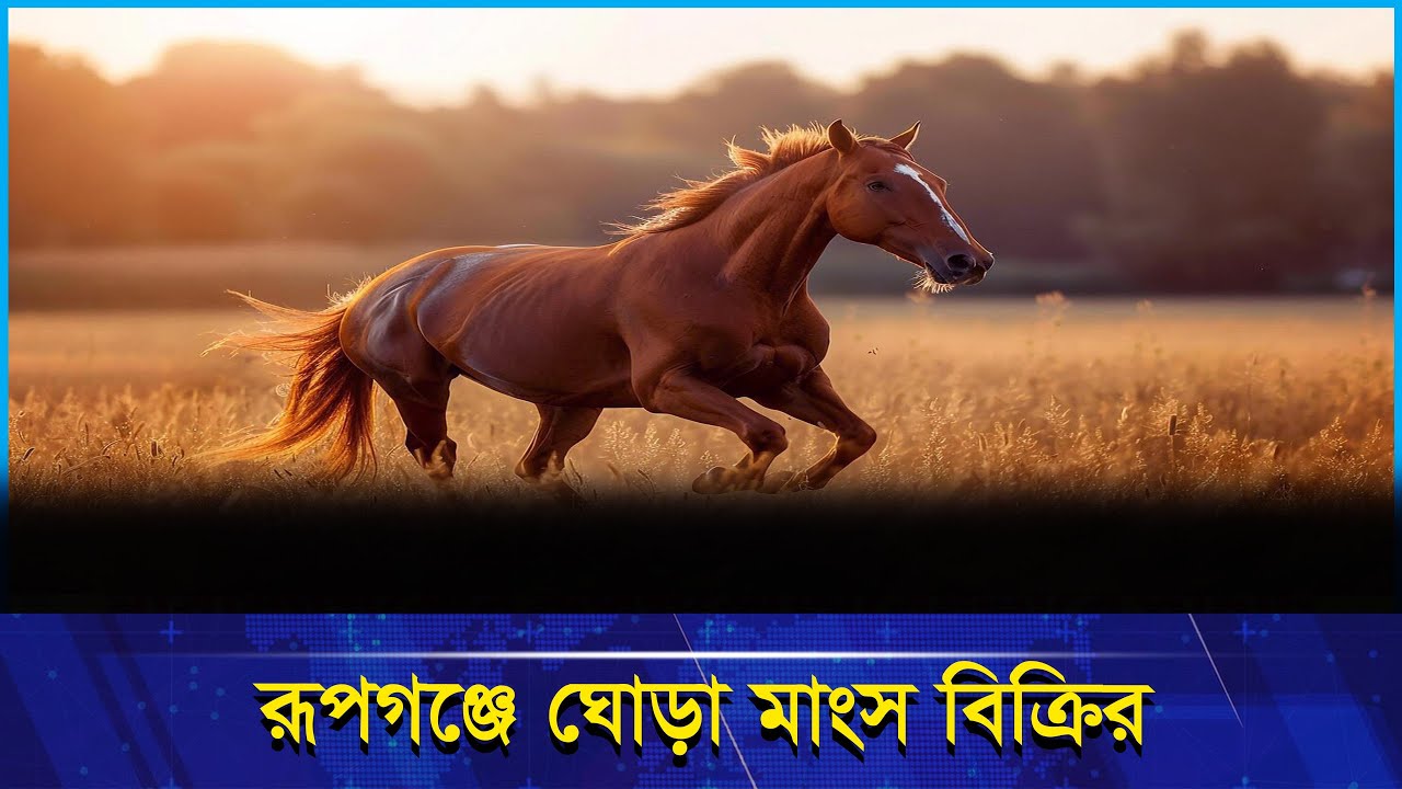 রূপগঞ্জে ঘোড়া মাংস বিক্রি | Kaler Somaj