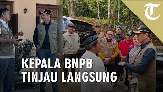Kepala BNPB Meninjau Langsung Rumah Korban Gempa Banten