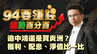 追中鴻還是買炎洲?獲利、配息、淨值比一比