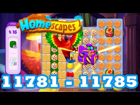 Homescapes Level 11781 - 11785 HD 3 - match puzzle Gameplay | android | IOS | 11782 | 11783 | 11784
