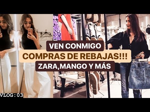 Haul en VIVO de Rebajas en Zara, Mango y más moda ! Ven 1 día de compras conmigo + Vlog moda