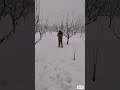 Namaz In Snow