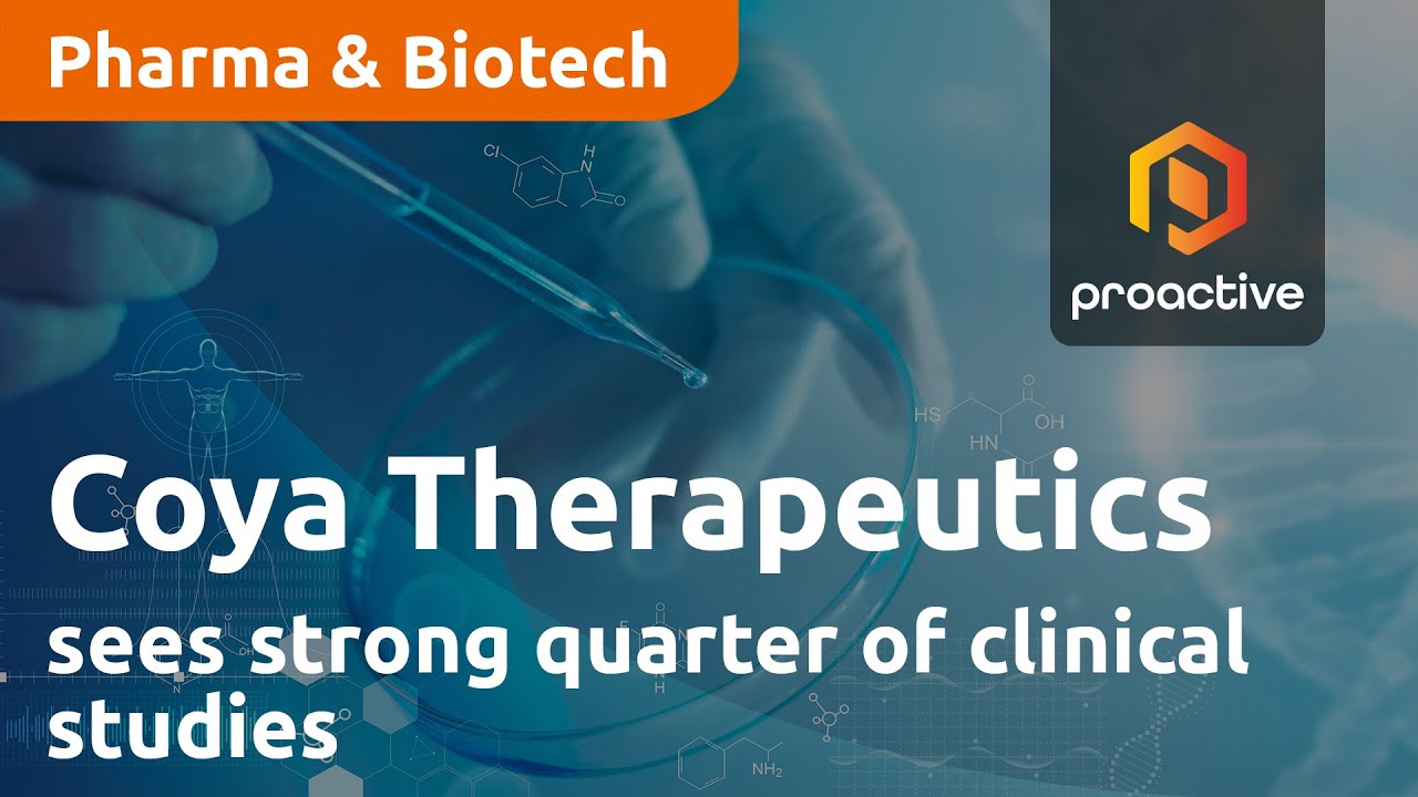 Coya Therapeutics sees strong quarter of presenting data of investigator-initiated clinical studies