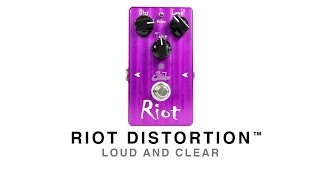 Video thumbnail for SUHR RIOT DISTORTION™ - LOUD AND CLEAR by Suhr Custom