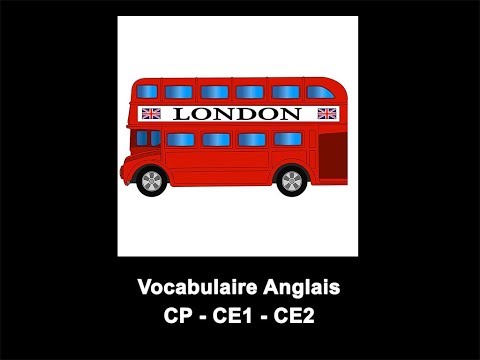 Vocabulaire anglais CP-CE1-CE2 Video