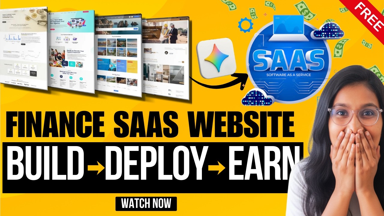 Make Money With AI Websites - Finance Tool Project Tutorial ( Build With Database & Backend )