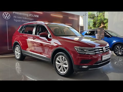 2020 Volkswagen Tiguan Ruby Red Metallic and Habanero Orange Colour - Walkaround Video !!
