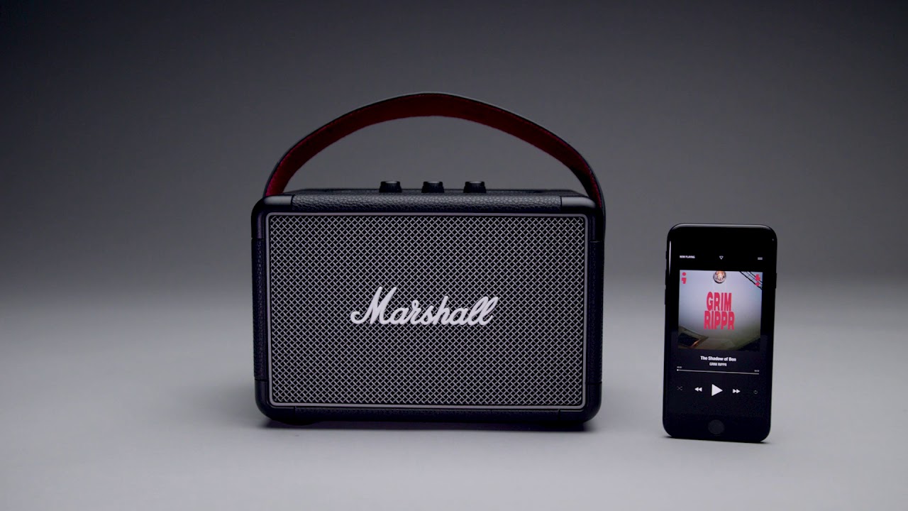 Акустика Marshall Portable Speaker Kilburn II (Black and Brass) 1005923 video preview