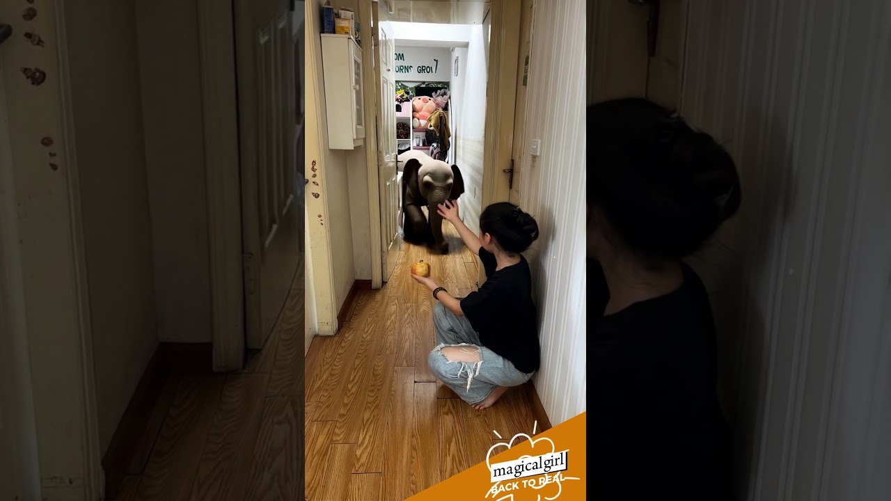 Summon a small elephant #elephant #elephants #pet #pets #petslover #petlovers  #ai #funny #aivideo