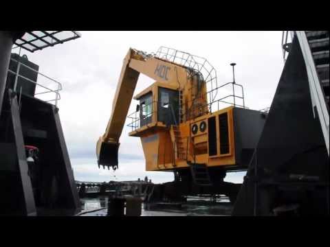 Harbour Dredging with HDC (Hakan Dredging Company) P10 Dredger