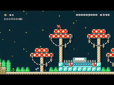 Rooftop Trouble (Dachnachten) by JœCøøl 🍄Super Mario Maker 2 ✹Switch✹ #bqv