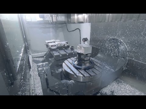 CNC Working Process Haas UMC 750 Haas vs UMC 1500 DUO Machining