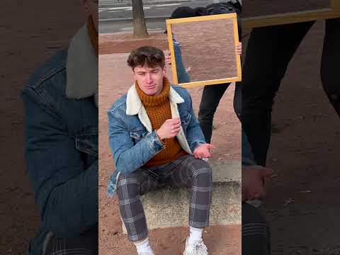 De la bonne humeur ❤️ #shorts #microtrottoir #miroir #reaction