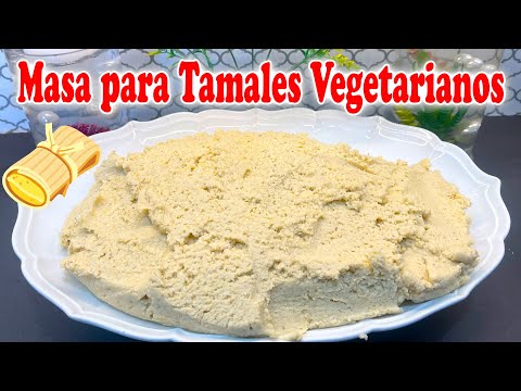 Cómo Hacer Masa para Tamales Vegetarianos 🫔 | Receta Saludable y Casera