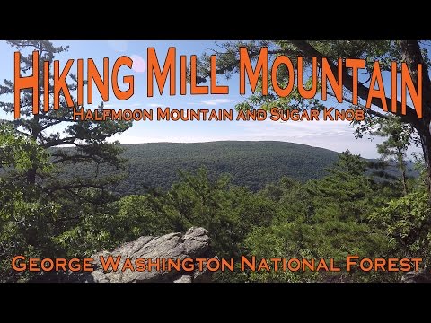 Hiking Mill Mountain, Halfmoon Mountain and Sugar Knob - George Washington National Forest