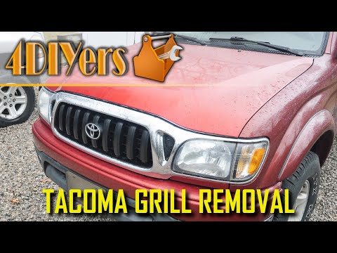 How to: 01-04 Toyota Tacoma Grill Removal