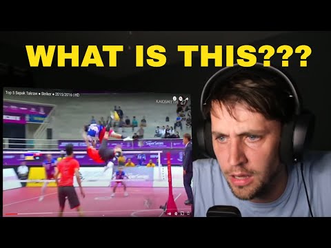 Sepak Takraw reaction *FIRST TIME REACTION* (American watches Sepak Takraw for first time)
