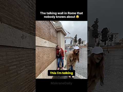 You can literally talk using a wall 😭