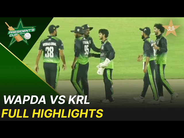 Full Highlights | WAPDA vs KRL | President’s Cup Grade I 2025-26 | PCB | M2V13