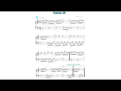 Estudos para Órgão Eletrônico Aplicados ao Hinário. Volume 1 Estudo 26