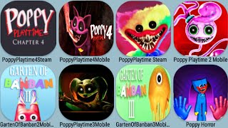 Poppy Playtime Chapter 4 New Game, Poppy Playtime 3 Mobile+Steam Update V0.6.5 ,Horror Poppy,Banban2