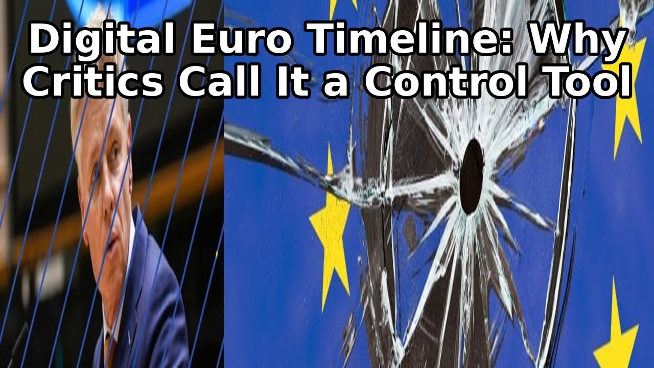 Digital Euro Timeline: Why Critics Call It a Control Tool | Rob Roos