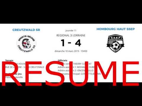 SR. CREUTZWALD - SSEP.HOMBOURG  (1-4)       10.03.2019.