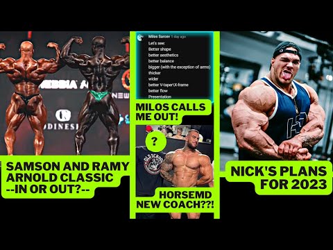 Arnold Classic 2023 UPDATES - Milos Sarcev CALLS ME OUT - HorseMD NEW COACH - Why Ramy lost +MORE