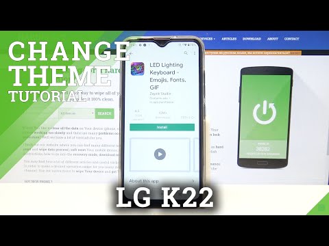 How to Download LED Keyboard on LG K22 – Apply LED Keyboard