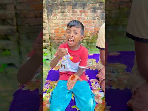 Finally, Raju's brother played Lollipop 🍭😂 #shorts #funny #trending #comedy