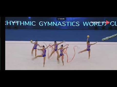 JAPAN Group JPN  3 Ribbons 2 Balls AA WORLD CUP BAKU 2023