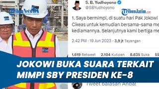 Presiden Jokowi Buka Suara soal Mimpi yang Diungkapkan SBY: Ya Bagus, Itu Mimpi Kita Semuanya