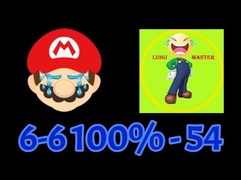 Super Mario 3D World (Switch) 6-6 100% Speedrun - Time: 54 (Former WR)