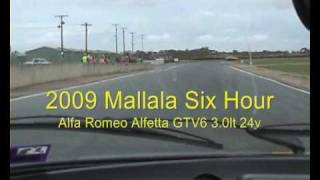 preview picture of video 'Alfa Romeo GTV6 at Mallala 6 Hour with unexpected ending!'