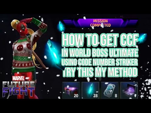 How To Get CCF From WBU Using Code Number Striker - Marvel Future Figh ( Just Meme )